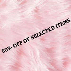 Shop Now! 50% off selected items! 🤗